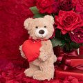 Standing Teddy Heart Plush * Limited *